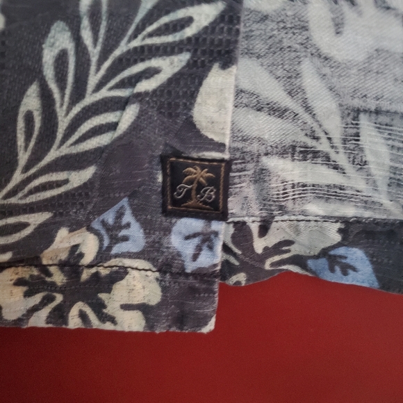 Tommy Bahama Floral Print Linen Shirt - Picture 4 of 5